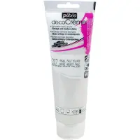 Pebeo Akryyliöljy - - DecoCrème - 120 ml - Vaaleanhopea - Helmiäinen
