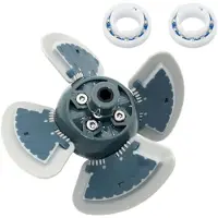 Melitt R0524900 Cleaner Engine Replacement for MX6/MX8 Pool Suction Cleaner, with Rollers Both Sides