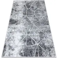 Rugsx Alfombra MEFE moderna 2783 Mármol - Structural dos niveles de vellón gris 120x170 cm