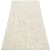 Rugsx Flokati de lana - Cubrecamas, Tartán 55x110 cm