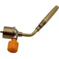 Tlily Gas Torch Self Ignition Trigger Style Brass Welding Torch Ignition Trigger Heating Welding Burner for Camping Welding