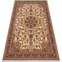 Rugsx Alfombra de lana POLONIA KORDOBA color blanco arena 200x300 cm