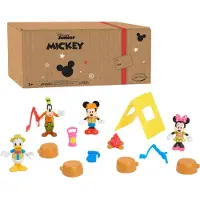 Mickey Mouse Just Play Disney Junior Mikki Hiiri -huvimaja, 14-osainen leirint hahmosetti, esikouluik isille lapsille, virallisesti lisensoituja leluja 3-vuot
