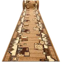 Rugsx Alfombra de pasillo BCF MORAD SZLACZEK oro viejo 60 cm 60x230 cm