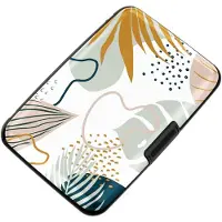 MaxPower RFID Blokki Minilompakko Alumiini Kuorikorttikotelo , White Tropical Wind