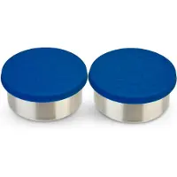 Lunchbots 2.5 oz vuotamattomat välipala- ja lisukeastiat - roiskeenkestävät pusseissa ja bento-laatikoissa - elintarvikelaatuista ruostumatonta t