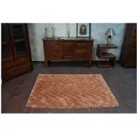 Rugsx Alfombra SHAGGY MULTIPOLI rojo 120x170 cm