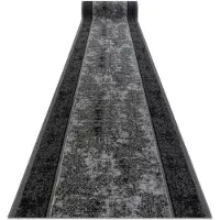 Rugsx Alfombra de pasillo con refuerzo de goma 67 cm STARK gris 67x1300 cm