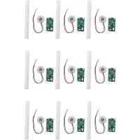 Torribaly 9Pcs Mist Maker Atomization Plate with 5V USB Humidifier Module Integrated Circuit Board Driver with Timing