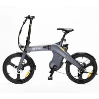 DYU -T1 taitettava sähköpolkupyörä - Kantama 60 km - Irrotettava akku 10 Ah - Moottori 250 W - Renkaat 20"