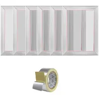 OEM Sérigrafiakitti-- 10 x 14" - Alumiini- 6 Kehystä- 110 Korkean jännityksen Nailoniverkolla ja Tiivistysnauhalla