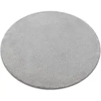 Rugsx Alfombra DISCRETION círculo plateado circulo 200 cm