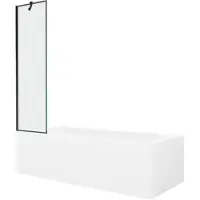Mexen Kylpyamme Vega viimeistelyllä ja lasiseinällä, 160x70 cm + 50 cm