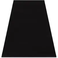 Rugsx Alfombra de lavado moderna LINDO negro, antideslizante, peluda 200x290 cm