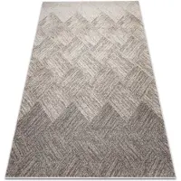 Rugsx Alfombra FUSION 9775 beige / marron - Geométrica, moderna, abstracta 120x170 cm