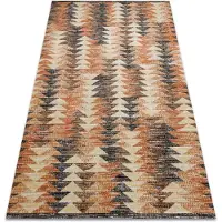 Rugsx Moderni matto MUNDO D7461 3D ulkokäyttöön harmaa / beige