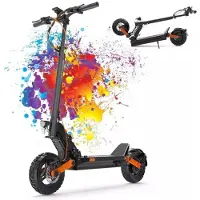 JOYOR S5 - Käsin taitettava sähköpotkulauta - ABE - Moottori 500W Akka - Max 20km/h - 48V 13AH 10 tuuman renkaat - Musta