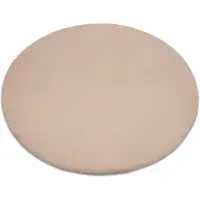 Rugsx Alfombra BUNNY círculo beige Imitación de piel de conejo circulo 100 cm