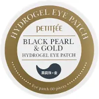 Petitfee Petittfee Black Pearl&Gold Hydrogel silmälaastari - 60 kpl