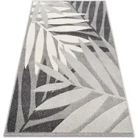 Rugsx Alfombra FEEL 1827/16811 Hojas gris/crema 120x170 cm