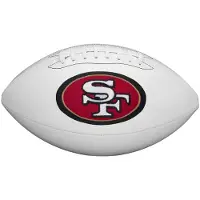 Wilson NFL Live Signature Autograph -jalkapallokortti - virallinen koko San Francisco 49ers
