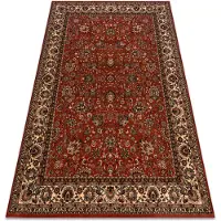 Rugsx Alfombra de lana KASHQAI 4362 200 ornamento burdeos / beige 80x160 cm