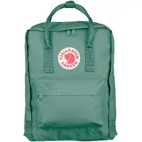 Fjällräven Fjllrven Knken Unisex -matkareppu - Sivutasku - Säädettävät olkaimet - Kaksi yläkahvaa Frost Green One Size One Size