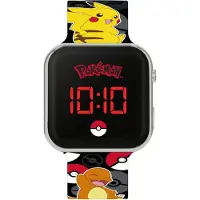 Peers Hardy POKEMON Digitaalinen rannekello, musta