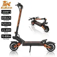 KUKIRIN G3 Pro Sähköpotkulauta - 65 km/h, 80 km Kantama, Kaksoismotpuri, IP54, Öljyjarrut, Maastorenkaat