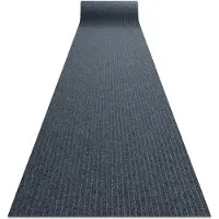 Rugsx Runner - Alfombrilla antideslizante CEYLON exterior, interior gris 0901 100cm 100x410 cm