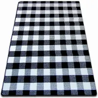 Rugsx Alfombra SKETCH F759 Reja creme/negro 160x220 cm