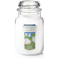 Yankee candle suuri purkki kynttil Clean Cotton