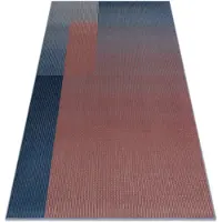 Rugsx Alfombra NAIN Geométrico 7710/51944 rojo / azul 80x150 cm