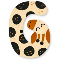 Vilac Puukirjain - - Kirjain G Michelle Carlslund - Korkeus 7 cm - Massiivipuuta - Väri beige (yhteensopiva)