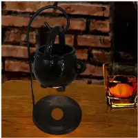 Typecat 2X Hanging Cauldron Wax Burner Witch Caldron Pot Candle Holder Essential Oil Incense Aroma Diffuser Candle Tealight