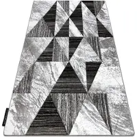 Rugsx Alfombra ALTER Nano Triángulos gris 120x170 cm
