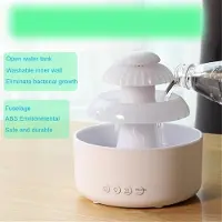 Torribaly Rain Cloud Cool Mist ilmankostutin värillisellä LED-yövalolla makuuhuoneeseen, toimiston kuivumista ehkäisevä unen parantaminen