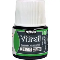 Pebeo Vitraalimaalaus - - Savukuteenharmaa - Pullo 45ml - Kirkkaat värit - Valonkesto