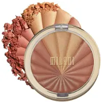 Milani Color Harmony poskipunapaletti - Bronze Burst (0.3 unssia) Vegaaninen, el inkokeeton puuteriposkipuna - Muotoile ja korosta kasvot, nelj