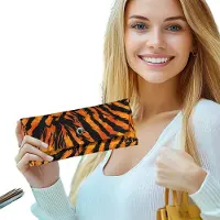 MaxPower Muotilompakko, Puhelimen ja Lasien Järjestäjä , Brown Zebra Stripes