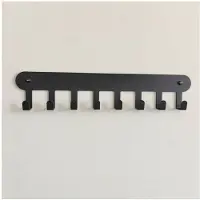 Jojomino Iron Towel Hook Wall-Mounted Key and Coat Hook Multi-Function Metal Storage Rack Storage Rack 8 Hooks