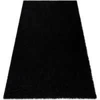 Rugsx Alfombra SOFFI shaggy 5cm negro 200x290 cm