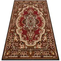 Rugsx Alfombra BCF Morad WIOSNA Ornamento clásico - burdeos 120x170 cm