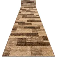 Rugsx Alfombra de pasillo KARMEL Deski tableros - tuerca 70cm 70x990 cm