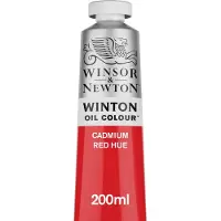 Winsor & Newton Winton Oil Color 200 ml (6,75 unssia) Tube kadmiumpunainen sävy
