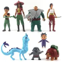 Best Trade 8st Raya och den sista draken figurer-Raya ja viimeinen lohikäärme - Raya ja viimeinen lohikäärme