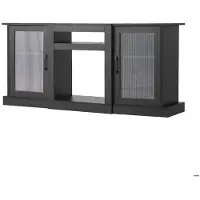 DUOKU TV-taso - - C250036D-01 - Tuki jopa 165 cm - LED-valaistus - 3 säädettävää hyllyä