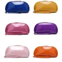 MaxPower Tyylikäs Patentti Keinonahka Clutch Rannekkeella - Monipuolinen Naisten Kukkaro , Violet