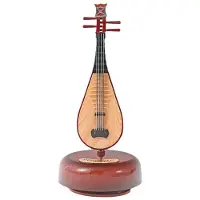 Melitt Pipa Classical Instruments Pipa Music Box Home Wine Cabinet Decorations Violin Guitar Octave Box Home Decoration