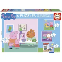 Educa Pulmakirja Peppa Pig - 12-16-20-25 kappaletta - Sarjakuvat ja animaatiot - Lapsille